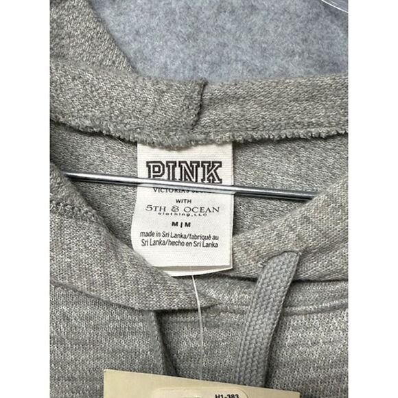 Victoria Secret Pink U Kentucky Wildcats Sequins Hooded Cropped Sweatshirt M - Picture 7 of 8